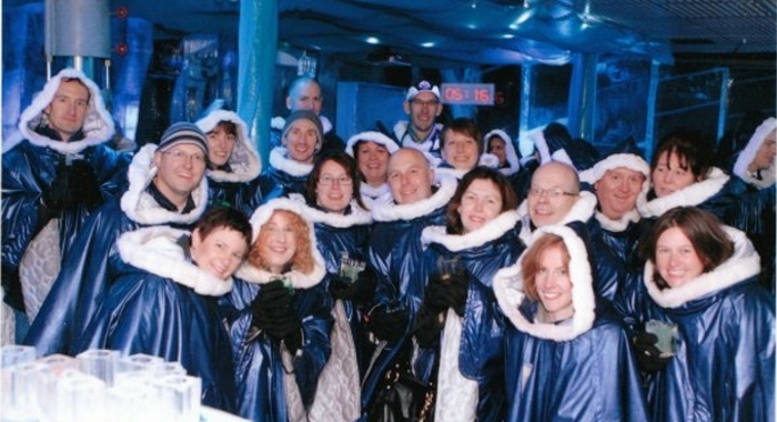  Chillin' at the London Ice bar